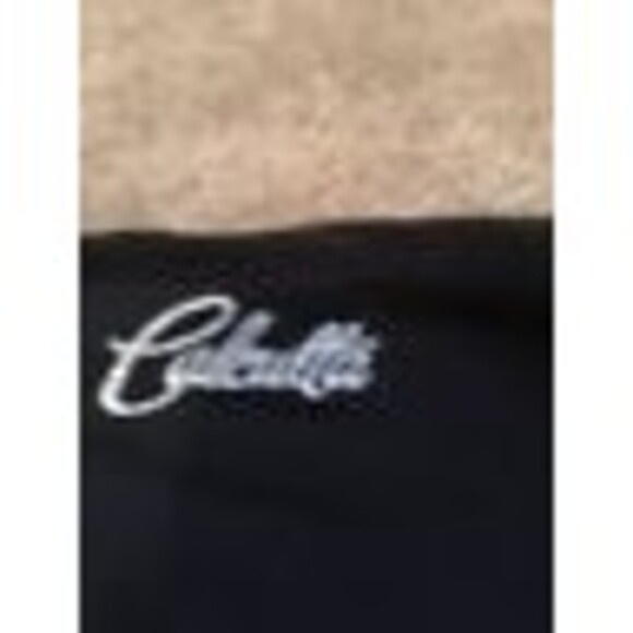 Caleutta Women's Swim Bikini Bottom with Side Ties 1-Piece Size Medium Black - Picture 6 of 6